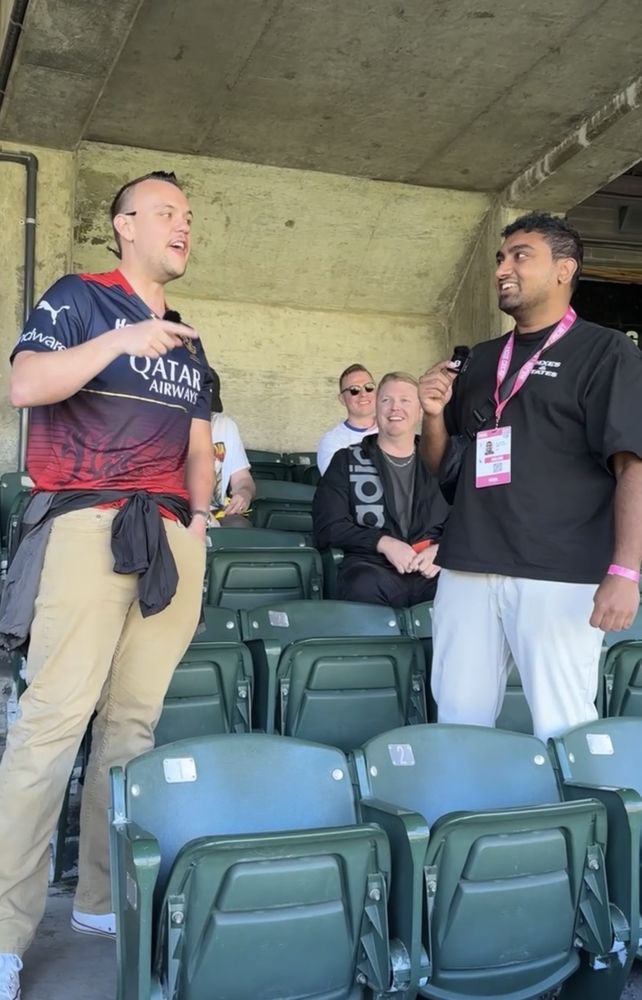 Fan interviews at MLC in Oakland