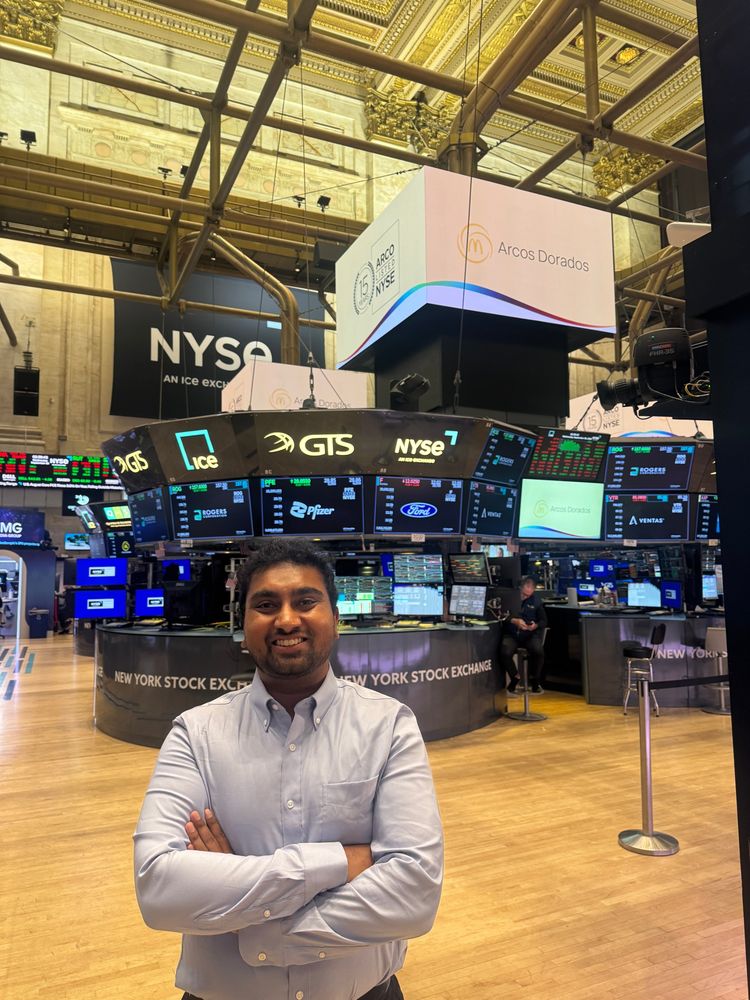On the floor of the New York Stock Exchange